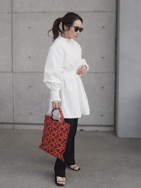 shino◡̈*❤︎さん（レディース・154cm）の春コーディネート