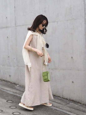 shino◡̈*❤︎さん（レディース・154cm）の夏コーディネート