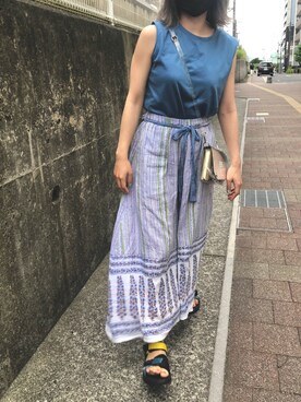 peepさん（レディース・160cm）の夏コーディネート