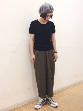 「SM2（エスエムツー）のアイテム」を使った、14+ あべのHOOP店 スタッフさん（レディース・159cm）の夏コーディネート