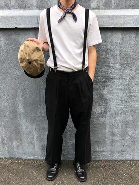 「フォローミー」｜「アイテム（キャスケット）」を使った、shogoさん（メンズ・180cm）の夏コーディネート