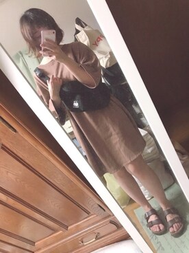 「HOMMEのアイテム」を使った、ユズルさん（レディース・150cm）の夏コーディネート