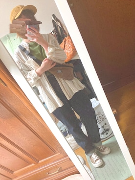 「コーデュロイキャップ」｜ユズルさん（レディース・150cm）の秋コーディネート