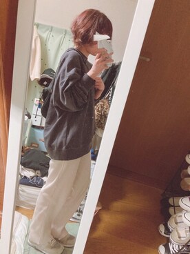 「HOMMEのアイテム」を使った、ユズルさん（レディース・150cm）の冬コーディネート