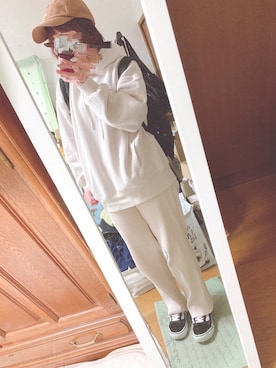 「キャップ×メガネ」｜「アイテム（その他）」を使った、ユズルさん（レディース・150cm）の春コーディネート