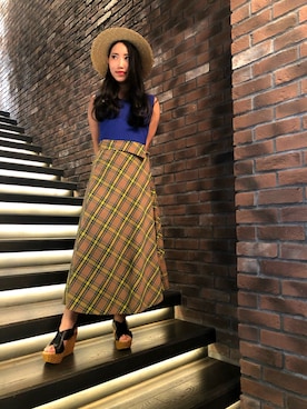 「BIANCA（ビアンカ）のアイテム」を使った、miho1023さん（レディース・155cm）の夏コーディネート