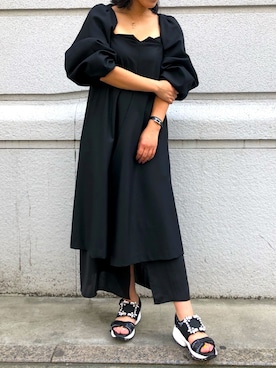 「パーティースタイル」｜「アイテム（その他アウター）」を使った、miho1023さん（レディース・155cm）の夏コーディネート