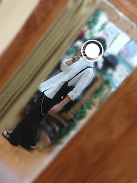 「Lee（リー）のアイテム（サンダル）」を使った、ともき / 畳屋さんさん（メンズ・173cm）の夏コーディネート