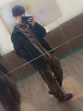 「UNIQLO（ユニクロ）の50色ソックス（消臭機能付き）（ソックス/靴下）」を使った、ともき / 畳屋さんさん（メンズ・173cm）の冬コーディネート