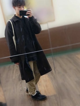 「UNIQLO（ユニクロ）の50色ソックス（消臭機能付き）（ソックス/靴下）」を使った、ともき / 畳屋さんさん（メンズ・173cm）の冬コーディネート