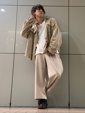 「ワントーンスタイル」｜ともき / 畳屋さんさん（メンズ・173cm）の秋コーディネート