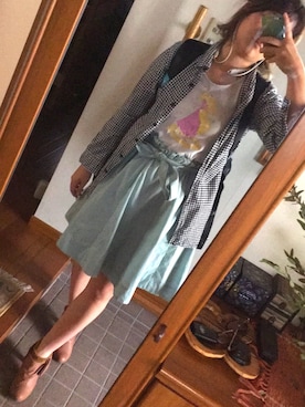 「アイテム（ブーティ）」を使った、nanairo75さん（レディース・163cm）の春コーディネート