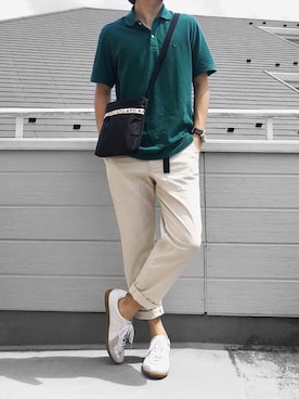 「A.P.C.」｜「アイテム（財布/小物）」を使った、べー。さん（メンズ・171cm）の夏コーディネート