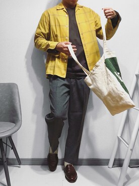 べー。さん（メンズ・171cm）の秋コーディネート