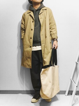 べー。さん（メンズ・171cm）の冬コーディネート