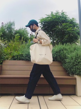 「UNIQLO U」｜べー。さん（メンズ・171cm）の夏コーディネート