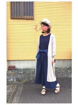 Rinさん（レディース・152cm）の春コーディネート