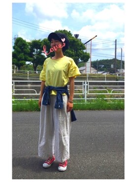 Rinさん（レディース・152cm）の夏コーディネート