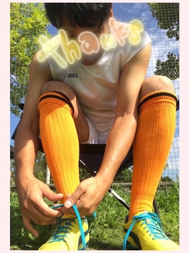 「サッカー」｜「アイテム（その他シューズ）」を使った、Rinさん（レディース・152cm）の秋コーディネート