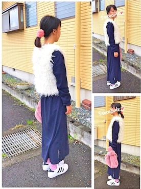 Rinさん（レディース・152cm）の秋コーディネート