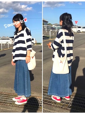 Rinさん（レディース・152cm）の春コーディネート