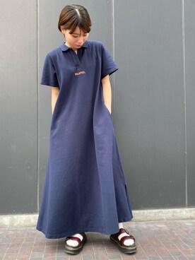 「アイテム（ワンピース/ドレス）」を使った、ちさん（レディース・152cm・10代）の春コーディネート