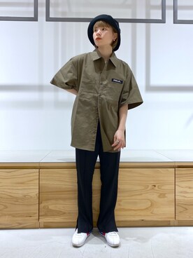 「khaki」｜ちさん（レディース・152cm）の春コーディネート