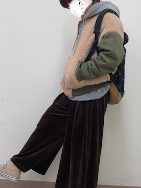 「アイテム（ブルゾン）」を使った、ちびさん（メンズ・158cm・10代）の冬コーディネート