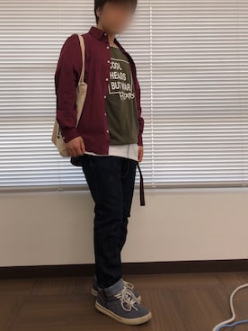 ちびさん（メンズ・158cm）の春コーディネート