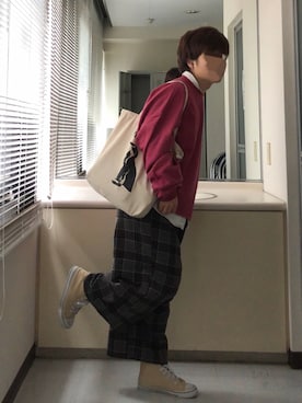 ちびさん（メンズ・157cm）の夏コーディネート