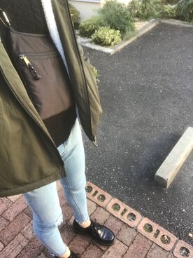 「SEVENDAYS=SUNDAY（セブンデイズサンデイ）のアイテム（マウンテンパーカー）」を使った、ぴかるさん（メンズ・178cm）の冬コーディネート