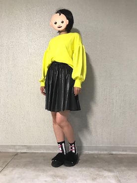 「MONKI（モンキ）のアイテム（レッグウェア）」を使った、etsuさん（レディース・169cm）の春コーディネート