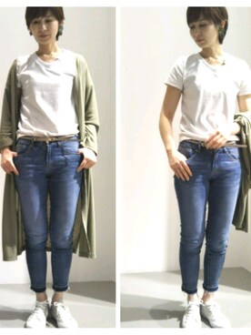 「AMERICAN HOLIC」｜Fukusunさん（レディース・165cm）の春コーディネート