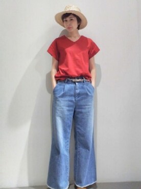 「AMERICAN HOLIC」｜Fukusunさん（レディース・165cm）の春コーディネート