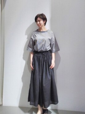 「フレンチ」｜Fukusunさん（レディース・165cm）の夏コーディネート