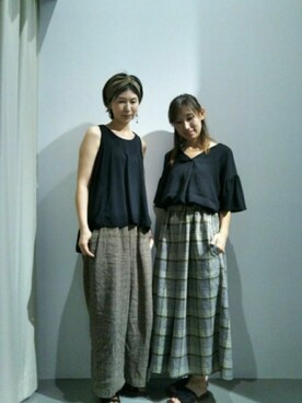 「AMERICAN HOLIC」｜Fukusunさん（レディース・165cm）の夏コーディネート