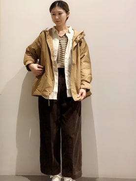 「アイテム（ブルゾン）」を使った、Fukusunさん（レディース・165cm・40代）の秋コーディネート