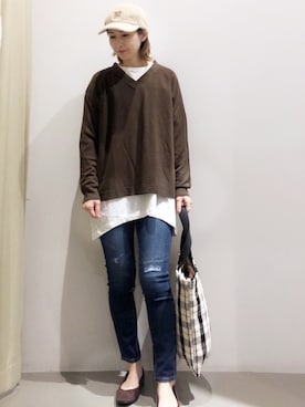 Fukusunさん（レディース・165cm）の秋コーディネート