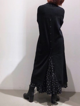 「アイテム（ワンピース/ドレス）」を使った、Fukusunさん（レディース・165cm・40代）の冬コーディネート