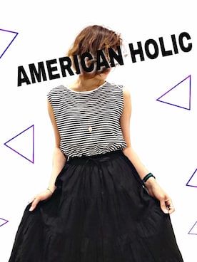 「AMERICAN HOLIC」｜momo_coさん（レディース・160cm）の春コーディネート