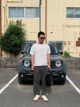 「quilp（クイルプ）のアイテム」を使った、to48さん（メンズ・173cm）の夏コーディネート