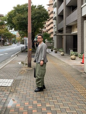 「Johnbull Private labo（ジョンブルプライベートラボ）のアイテム（ジャケット/アウター）」を使った、to48さん（メンズ・173cm）の秋コーディネート