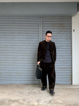 「アイテム（ブルゾン）」を使った、to48さん（メンズ・173cm・30代）の冬コーディネート