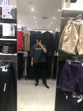 「ソックススニーカー」｜「アイテム（腕時計）」を使った、しゃけさん（メンズ・178cm）の春コーディネート