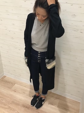 「Janiss（ジャニス）のアイテム」を使った、JANISS STAFFさん（レディース・160cm）の秋コーディネート