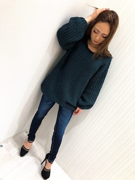 「Janiss（ジャニス）のアイテム」を使った、JANISS STAFFさん（レディース・160cm）の秋コーディネート