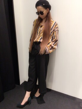 「Janiss（ジャニス）のアイテム」を使った、JANISS STAFFさん（レディース・160cm）の秋コーディネート