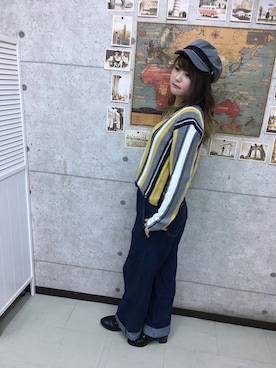 「Janiss（ジャニス）のアイテム」を使った、JANISS STAFFさん（レディース・160cm）の秋コーディネート