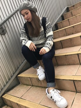 「Janiss（ジャニス）のアイテム」を使った、JANISS STAFFさん（レディース・160cm）の秋コーディネート