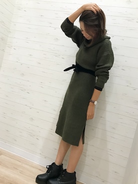 「Janiss（ジャニス）のアイテム」を使った、JANISS STAFFさん（レディース・160cm）の秋コーディネート